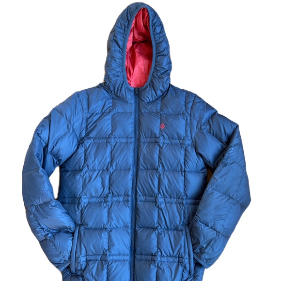 Volcom Hooded Puff Puff Jacket Black youth XL - Picture 5 of 15